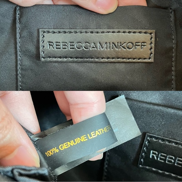 *FINAL SALE* Rebecca Minkoff Regan Leather Satchel Bag - Picture 9 of 11